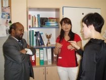 Vzácná návštěva z Arcelor Mittal ve Čtyřlístku – 4. listopadu 2010