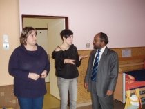 Vzácná návštěva z Arcelor Mittal ve Čtyřlístku – 4. listopadu 2010