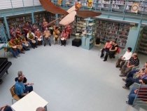Dernisáž v knihovně